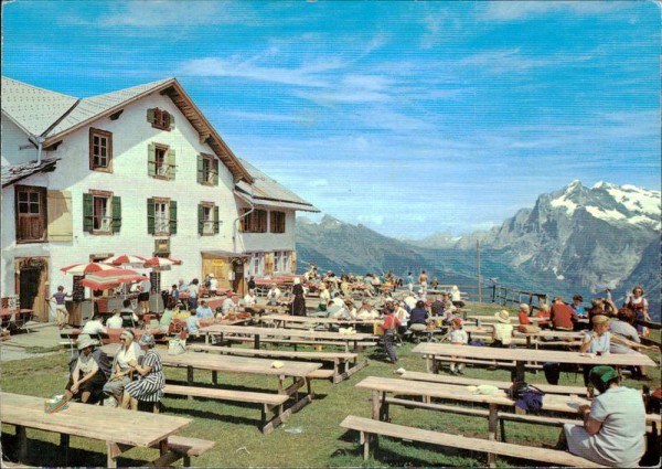 Berggasthaus Männlichen (2227 m) Vorderseite