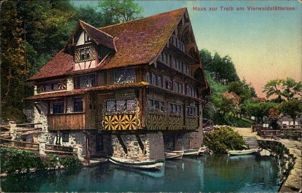 Haus zur Treib am Vierwaldstättersee. Vorderseite