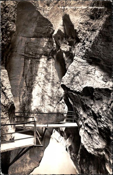 Aarenschlucht bei Meiringen Vorderseite