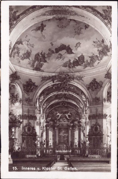 Inneres vom Kloster St.Gallen