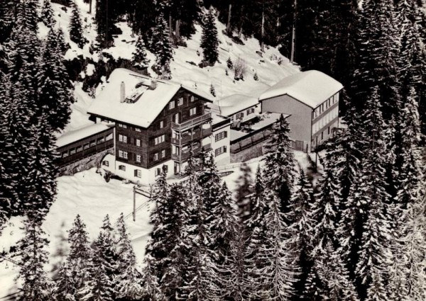 Zürcher Kindererholungsheim, Laret bei Davos - Flugaufnahmen Vorderseite