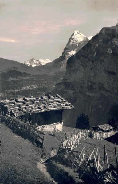Landschaft bei Mürren, Eiger Vorderseite