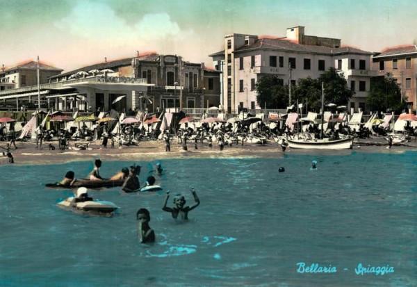 Bellaria, Spiaggia Vorderseite