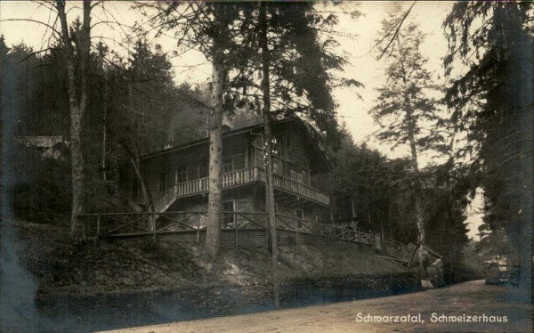Schwarzatal, Schweizerhaus Vorderseite