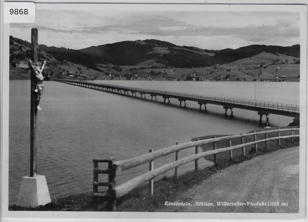 Einsiedeln Sihlsee - Willerzeller-Viadukt - Wegkreuz