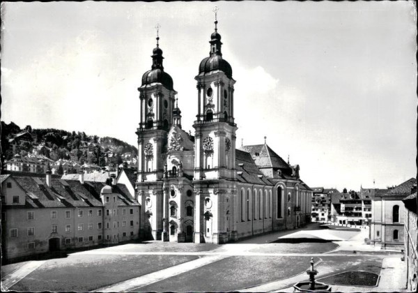 St.Gallen/Klosterkirche Vorderseite