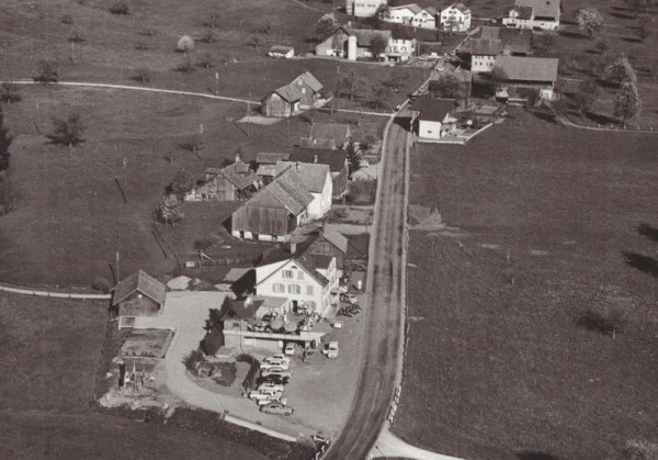 Gasthaus Löwen, Kaltbrunn - Fischhaus SG - Flugaufnahmen Vorderseite