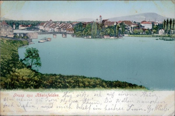 Gruss aus Rheinfelden Vorderseite