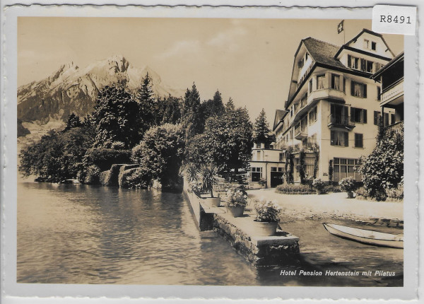 Hotel Pension Hertenstein mit Pilatus