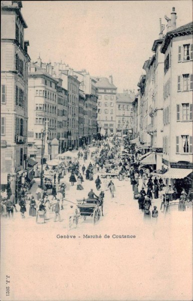 Genève, Marché de Coutance Vorderseite