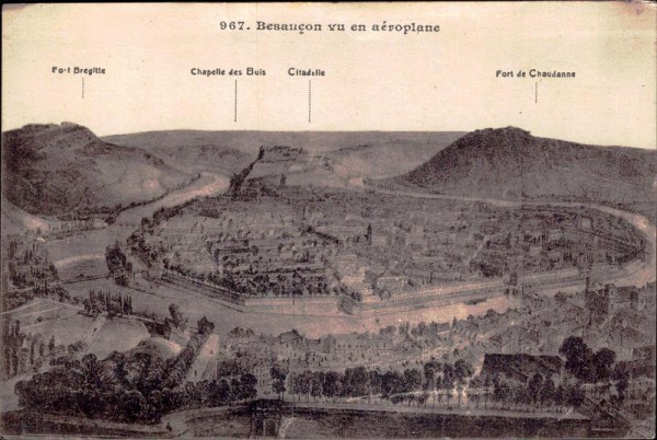 Besancon vu en aéroplane Vorderseite