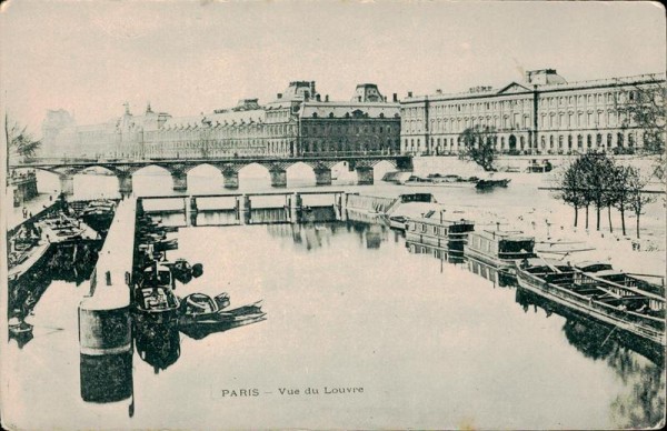 Paris - Vue du Louvre Vorderseite