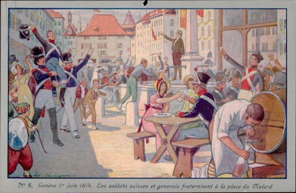 Genève, 1. juin 1814, Nr. 8 Vorderseite