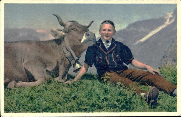 Sennenbueb von Selden im Gasterntal Vorderseite