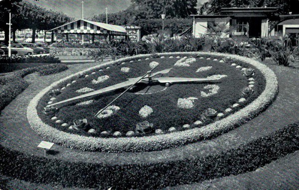 L'horloge fleurie, Genève Vorderseite