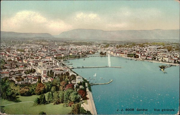 Genève - Vue générale. Vorderseite
