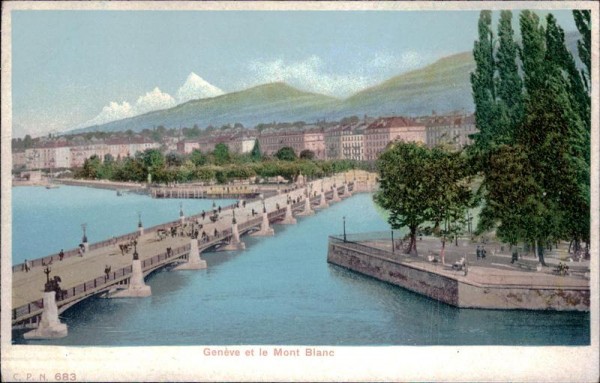 Genève et le Mont Blanc Vorderseite