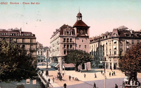 Genève, Place Bel-Air Vorderseite