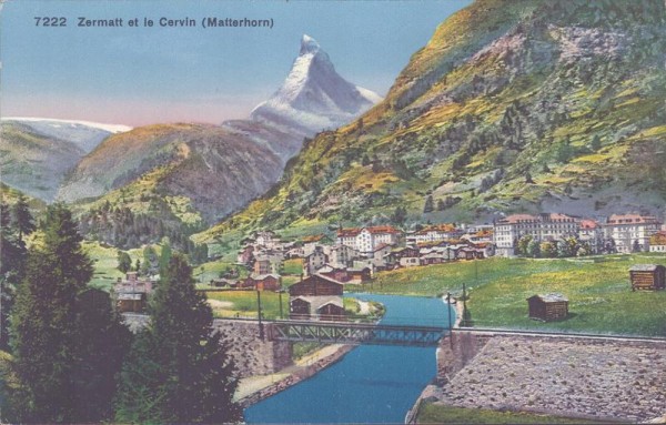 Zermatt, Matterhorn Vorderseite