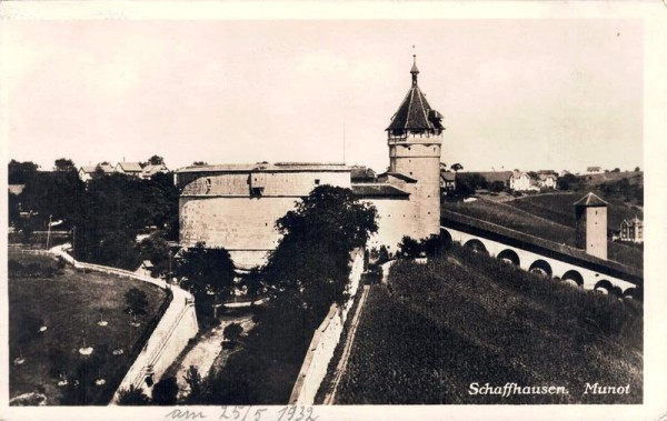Schaffhausen. Munot. 1932 Vorderseite