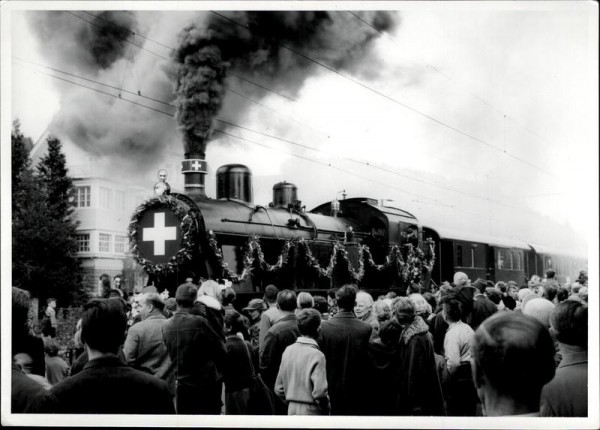 Herisau, ev. Dampflokfest 1972 Vorderseite