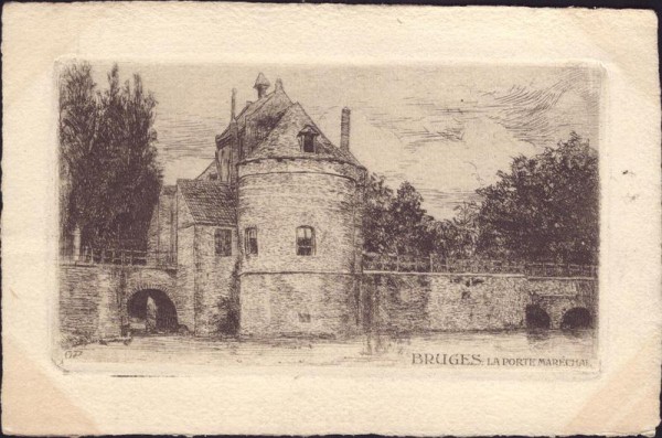 Brügge, Bruges, La Port Maréchal Vorderseite