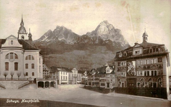 Schwyz, Hauptplatz Vorderseite