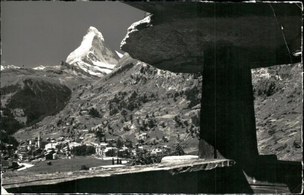 Zermatt mit dem Matterhorn Vorderseite