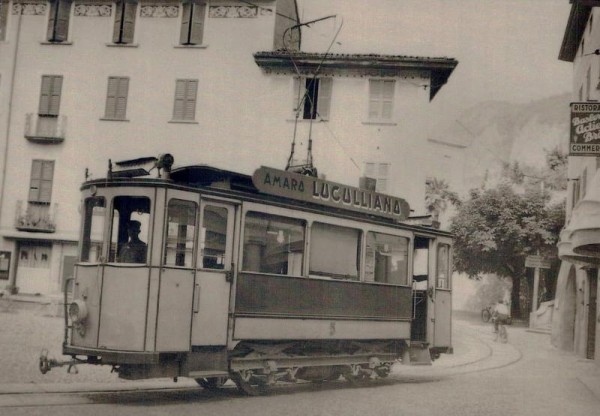 Mendrisiotto, TEM Ce 2/2 Nr.5, Postkartenbuch "Bus & Bahn in alten Ansichten" Vorderseite