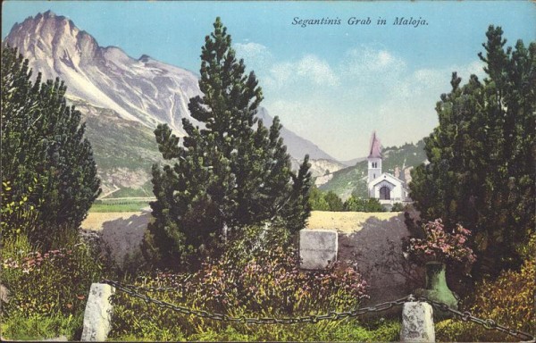 Maloja, Garb von Segantini Vorderseite