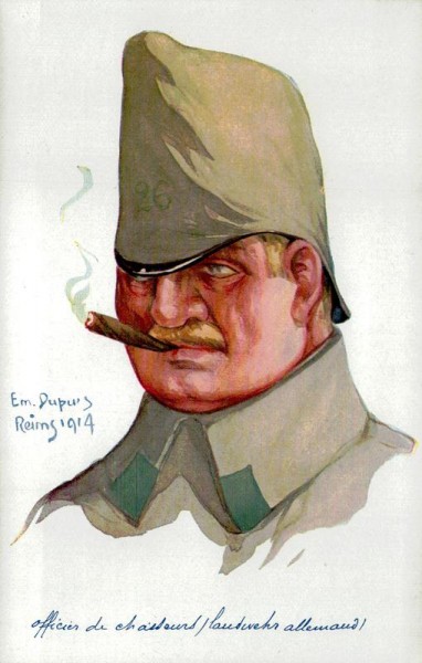 Officier landwehr allemand Vorderseite