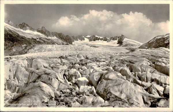 Rhonegletscher (3620 m) Vorderseite