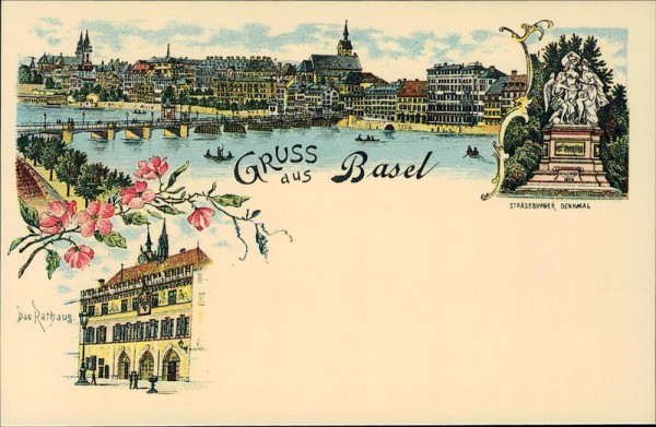 Gruss aus Basel, REPRODUKTION Vorderseite