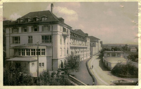 Zürich, Frauenklinik Vorderseite