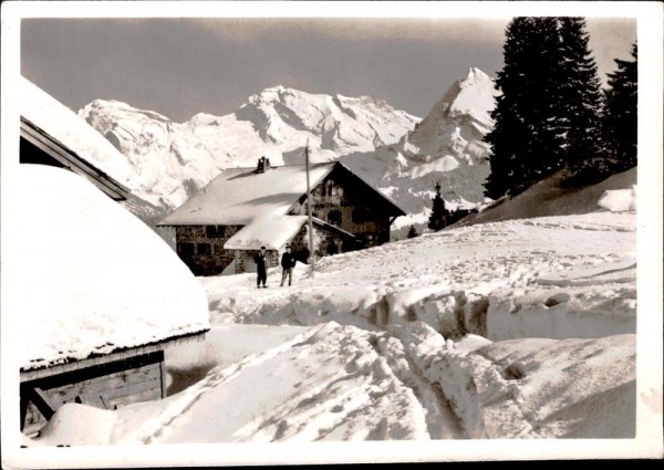 Skigebiet Obertoggenburg, Berggasthaus Sellamatt Vorderseite