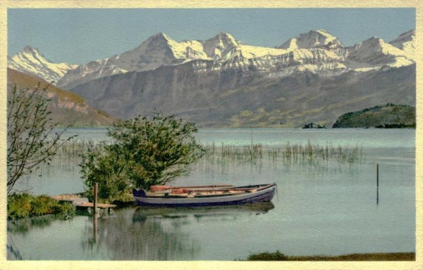 Thunersee mit Eiger, Mönch und Jungfrau Vorderseite