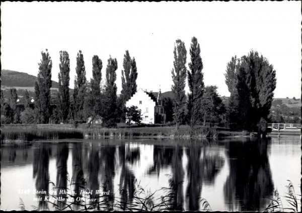 Stein am Rhei. Insel Werd mit Kapelle St.Othmar Vorderseite