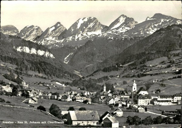Nesslau - Neu St. Johann mit Churfristen  (2306 m) Vorderseite