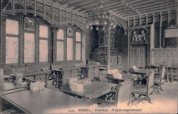 Rathaus/Regierungsratssaal (Basel) Vorderseite