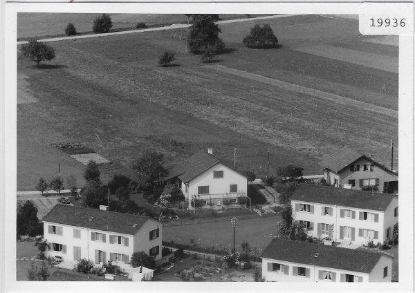 Flugaufnahme Zell ZH Stationsstrasse - Foto: 90x125mm