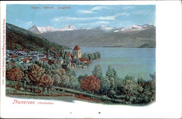 Thunersee. Oberhofen Vorderseite
