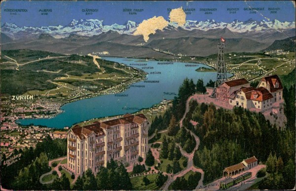 Uetliberg (874 m) Vorderseite