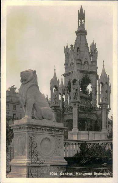 Genève - Monument Brunswick Vorderseite