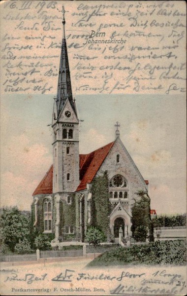   Bern Johanneskirche Vorderseite