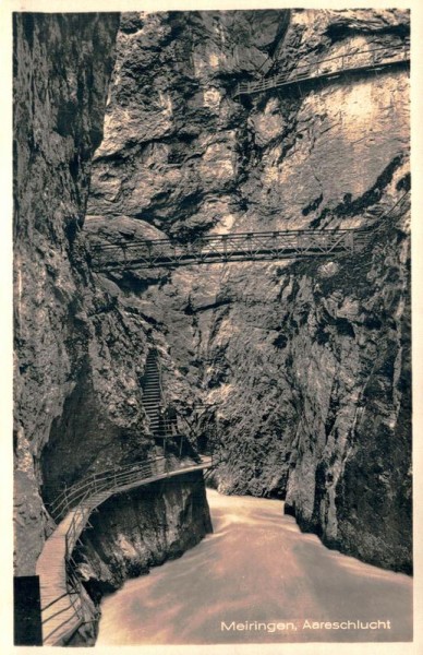 Meiringen, Aareschlucht Vorderseite