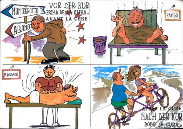 Vor der Kur, nach der Kur Vorderseite