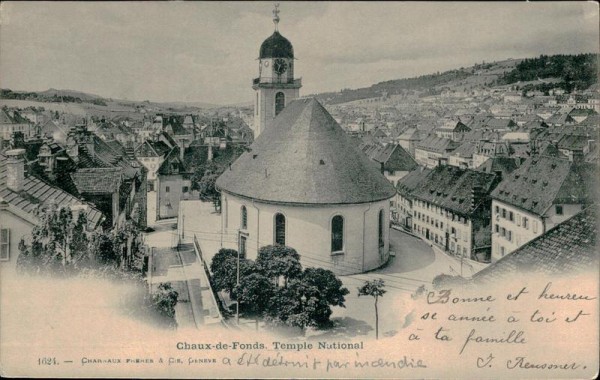 Chaux-de-Fonds - Temple National Vorderseite