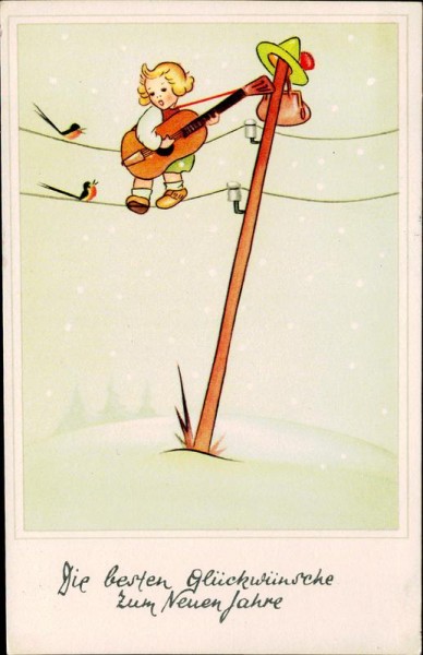 zum neuen Jahre Vorderseite