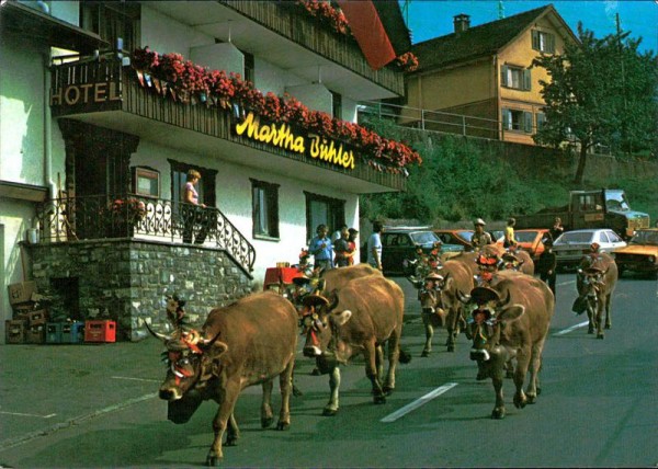 Triesenberg, Alpfahrt, Hotel Martha Bühler Vorderseite