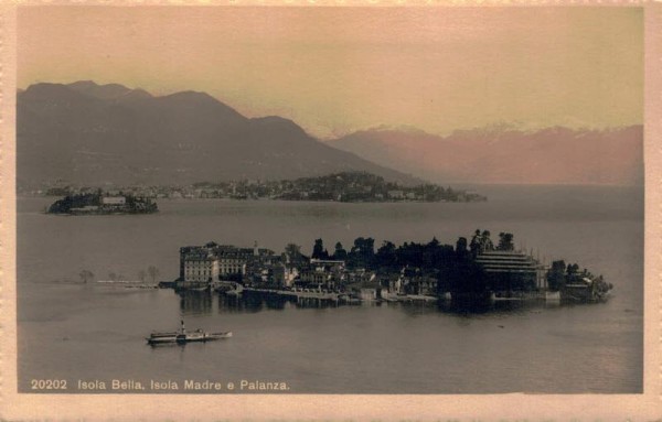 Isola Bella. Isola Madre e Palanza Vorderseite